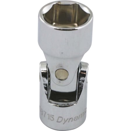 Dynamic 3/8" Drive, 15mm Metric Socket, 6 Points D008715